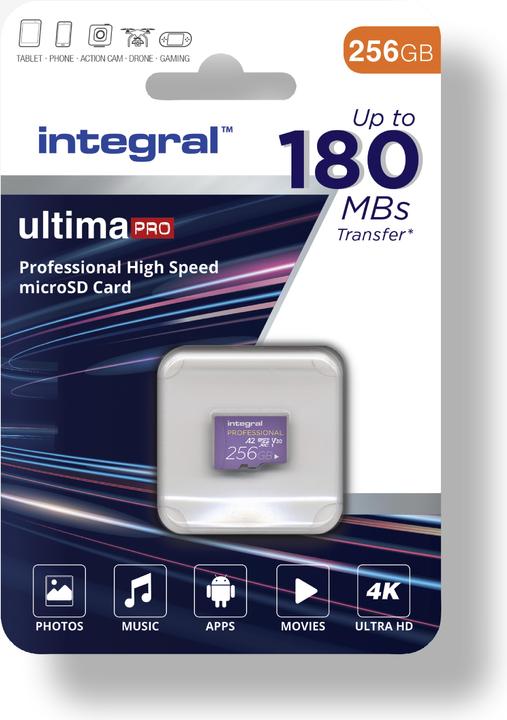 Actual product image SDXC Micro 256GB U3 CL10 V30 (256 GB, microSD, U3, UHS-I)