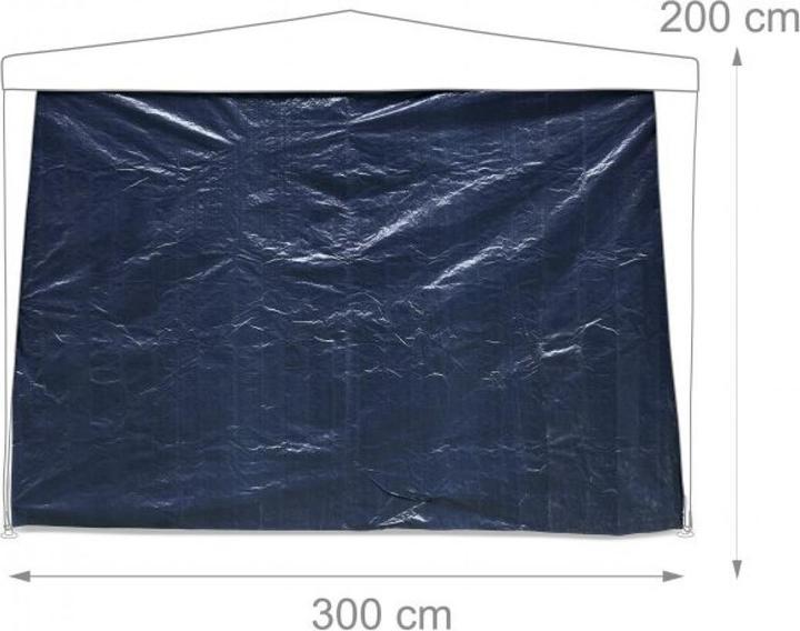 Productafbeelding Relaxdays 3x paviljoen zijwand (10 cm, 300 cm)