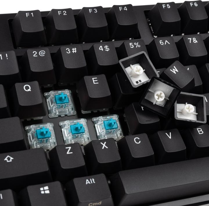 Actual product image Ducky Origin Gaming Keyboard, Cherry MX-Blue (US) (US, Cable)