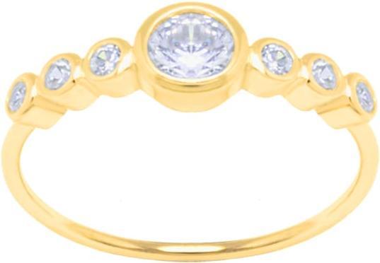 Produktbild Candy Ring Cara, 925 Sterling Silber, vergoldet (52, 925 Silber)