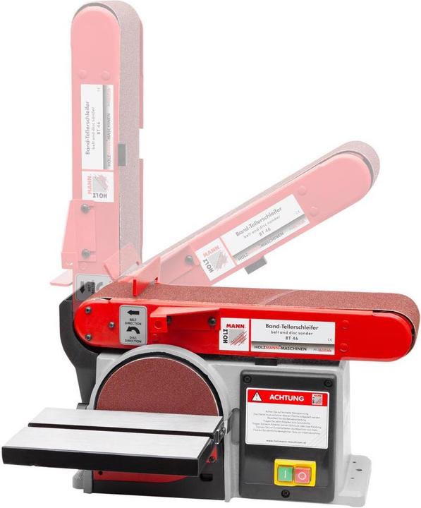 Actual product image Holzmann BT46 230V (Bench grinder, Belt sanders, 250 W)