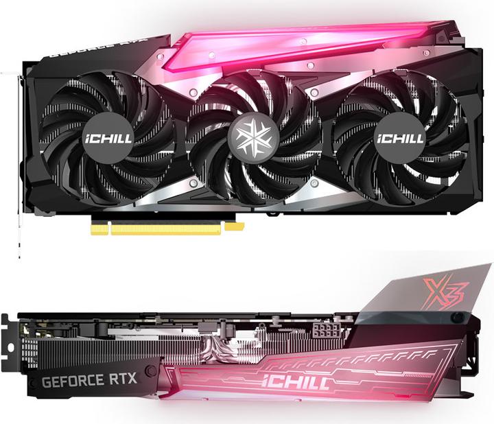 Produktbild Inno3D GeForce RTX 3060 Ti iChill X3 Red LHR, 8192 MB GDDR6 (8.19 GB)