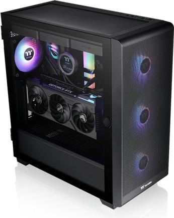 Actual product image Thermaltake S250 TG ARGB Black (mATX, Mini-ITX, ATX, E-ATX)