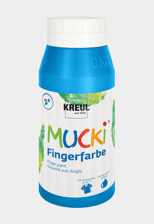 Productafbeelding Mucki Vingerverf (Blauw, 750 ml)