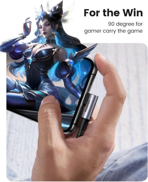 Actual product image Ugreen USB C – USB C (1 m, USB 2.0, 100 W)