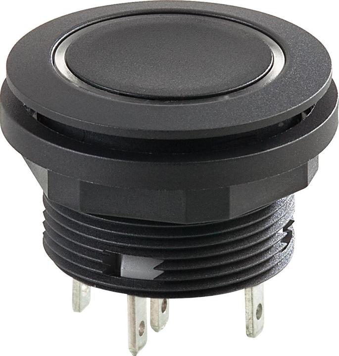 Produktbild Schlegel SSWCTLRGF Drucktaster mit Ringbeleuchtung taktil, schwarz SSWCTLRGF