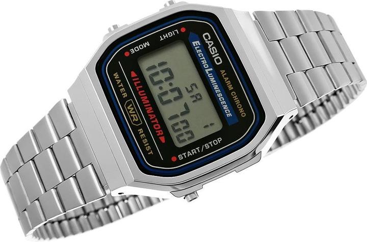 Image du produit Casio Retro Vintage - A168WA-1W (Montre numérique, 34 mm)