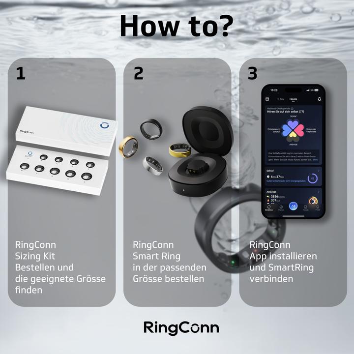 Productafbeelding RingConn Smart Ring (Gen2) (11, Black)