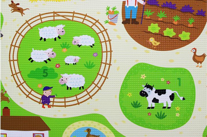 Actual product image Baby Care busy farm (140 x 210 cm)