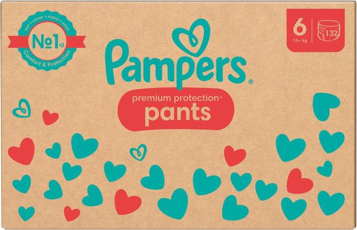 Actual product image Pampers Premium Protection Pants (Size 6, Monthly box, 132 Piece)