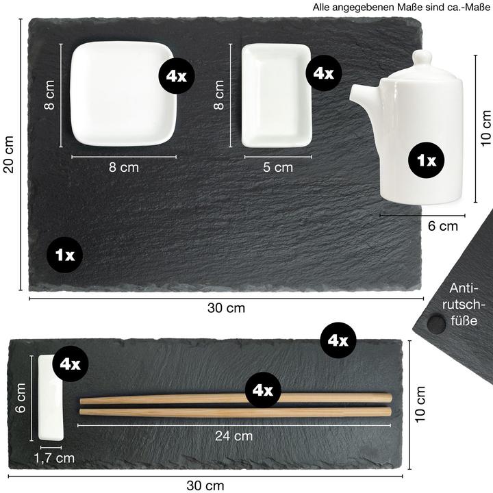 Produktbild Moritz & Moritz Sushi Geschirr Set (22 Stück)