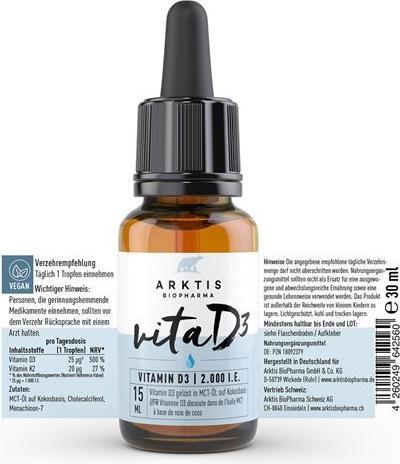 Produktbild Arktis vita D3 Vitamin D liq (1 Stück, Tropfen, 50 g)