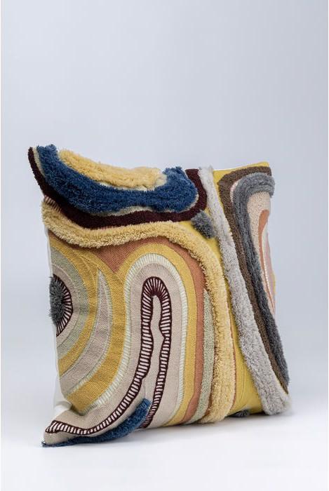 Actual product image Kare Design Cushion Lava Brown 45x45cm (45 x 45 cm)