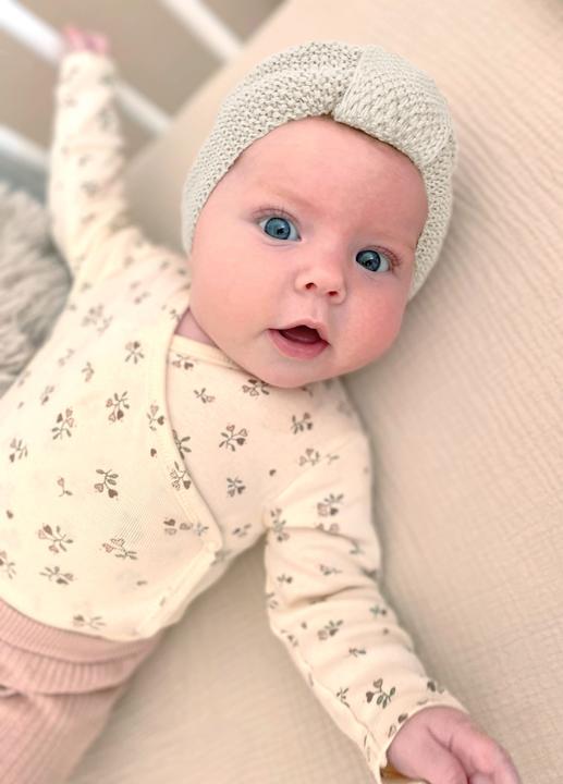 Image du produit nordic coast company Lot de 2 turbans pour bébé Nature & Cuivre