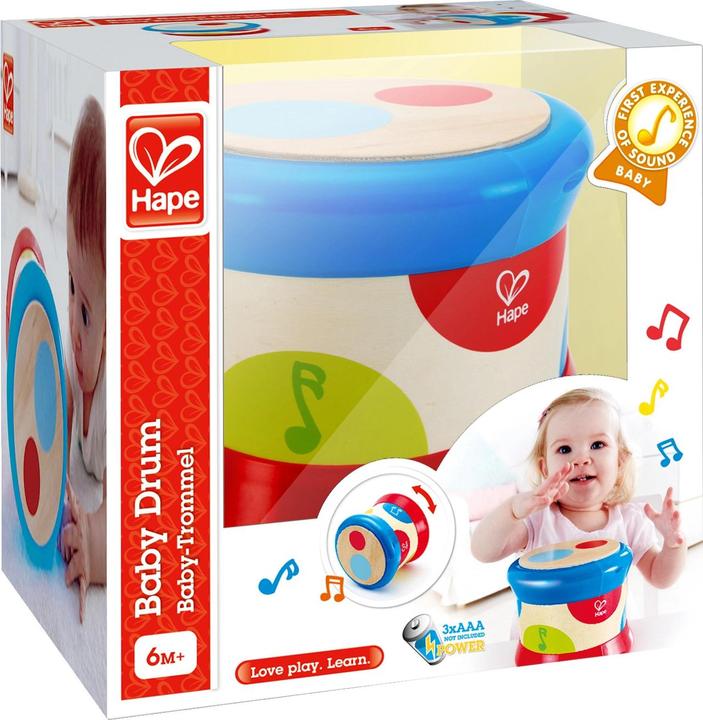 Actual product image Hape Baby drum