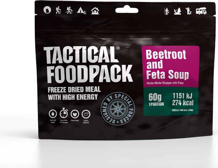 Produktbild Tactical Foodpack Beetroot and Feta Soup (1 Stück, 60 g)