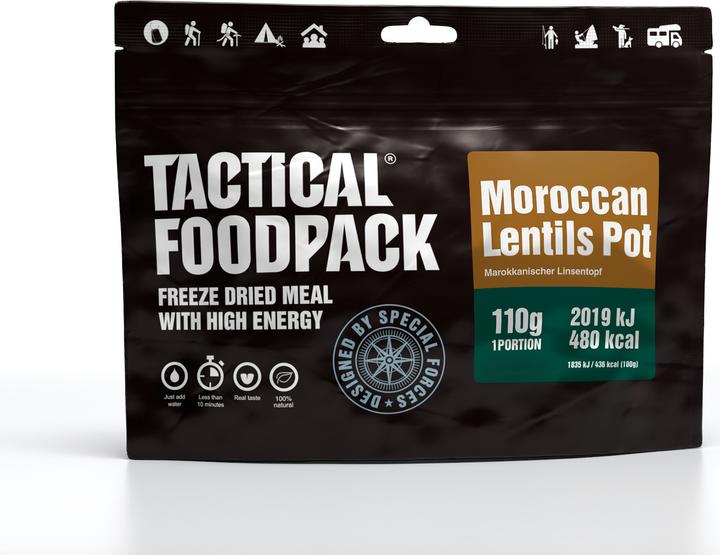 Actual product image Tactical Foodpack Moroccan Lentils Pot (110 g)