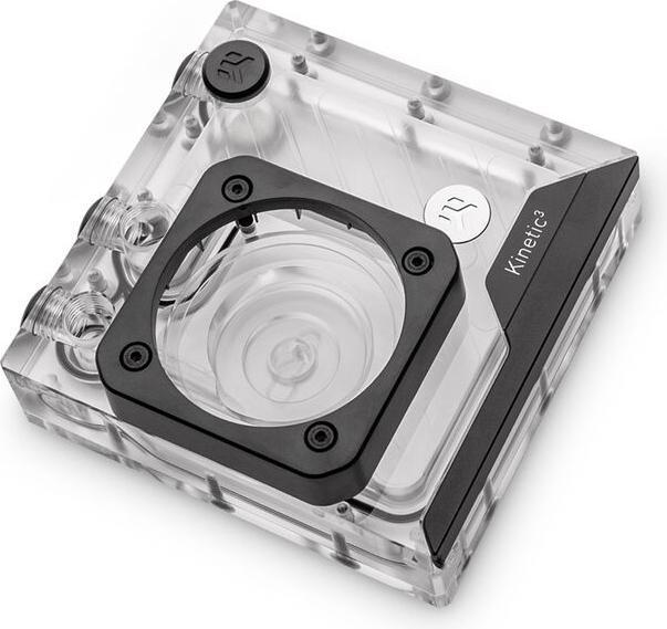 EKWB EK-Quantum Kinetic3 FLT D5/DDC reservoir - 120mm, D-RGB, acrylic