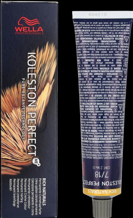 Image du produit Wella Koleston Rich Naturals (7/18 frêne blond moyen nacré)