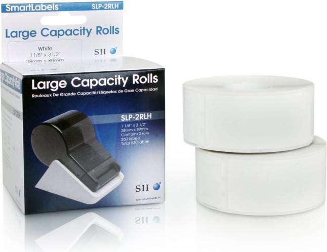 Actual product image Seiko Labels Smart SLP-2RLH 29x89mm permanent compatible Box 520 pcs