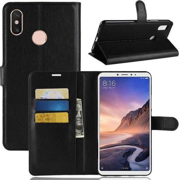 Produktbild MU Classic Litchi Leder Bookcover Series (Xiaomi Mi Max 3)
