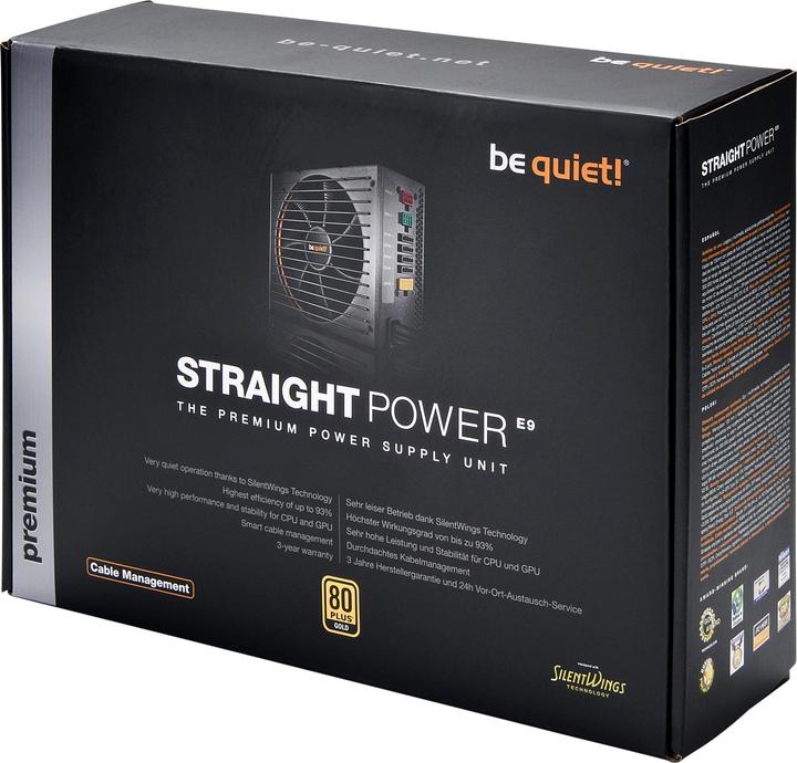 Produktbild be quiet! Straight Power E9 (580 W)