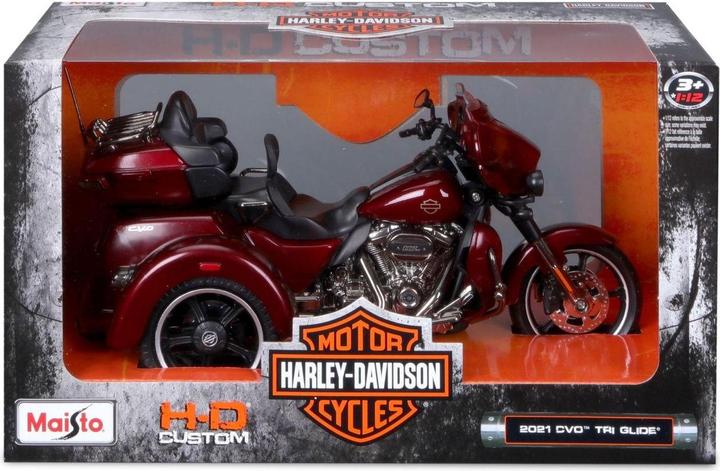 Actual product image Maisto Harley Davidson Trike CVO Tri Glide 2021