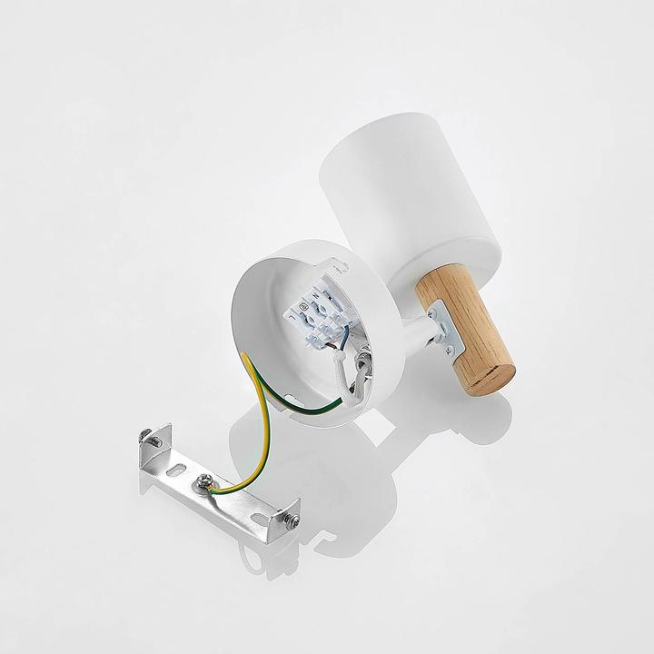 Produktbild Lindby Junes LED-Wandstrahler, einflammig, weiss (GU10)