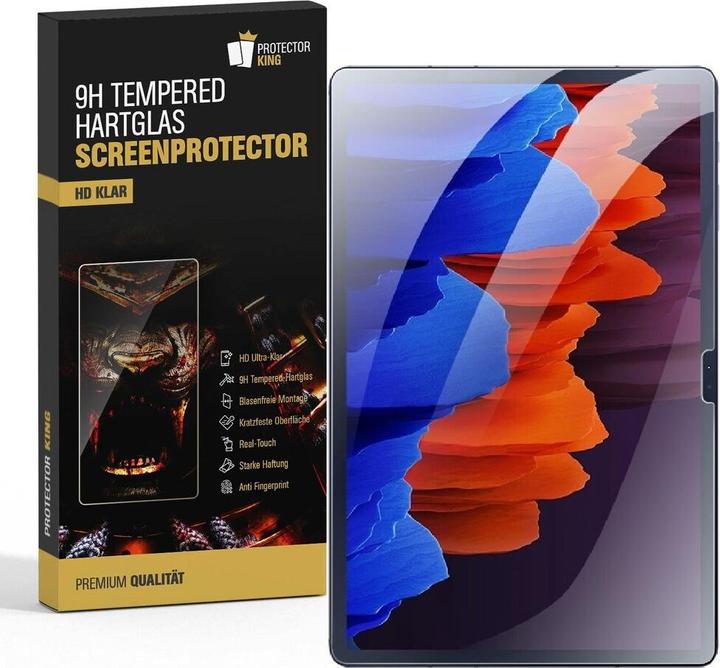 Actual product image Protectorking 2x real tempered 9H armoured glass 3D CLEAR (2 Piece, Galaxy Tab S8 Plus)