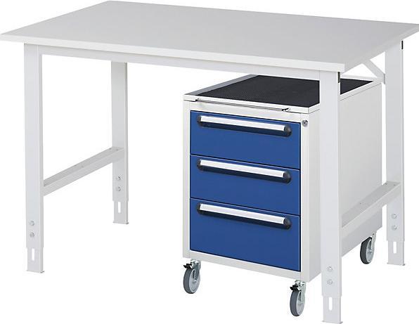 Actual product image RAU Workbenches Workbench Tom K model 09 760 to 1080 mm adjustable (125 cm, 80 cm)