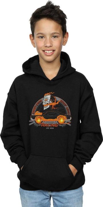 Immagine prodotto Ghost Rider Robbie Reyes Racing Felpa con Cappuccio Ragazzi (140, 146)