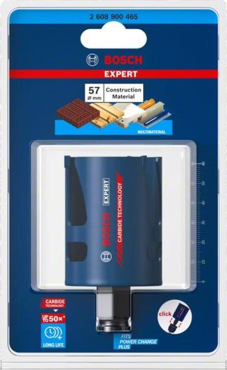 Actual product image Bosch Professional Zubehör Expert Construction Material hole saw, 57 x 60 mm (57 mm)