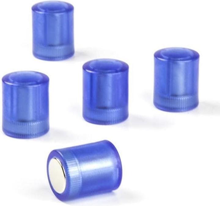 Image du produit Supermagnete Plots magnétiques cylindriques, bleu transparent (5 x)