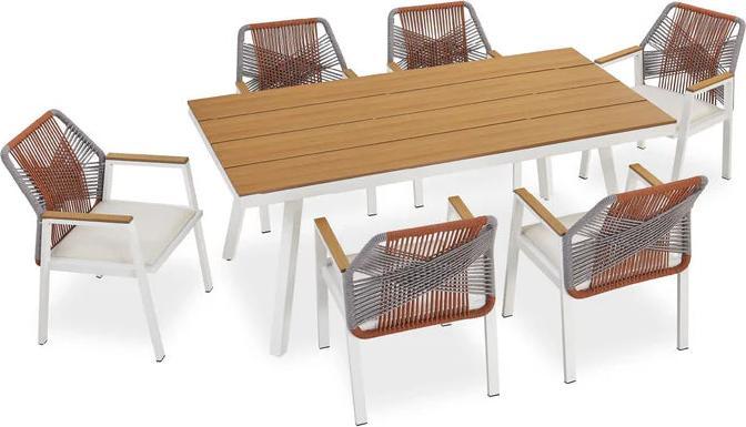 Image du produit Juskys Gartengarnitur Essgruppe Costa Rica (180 cm)