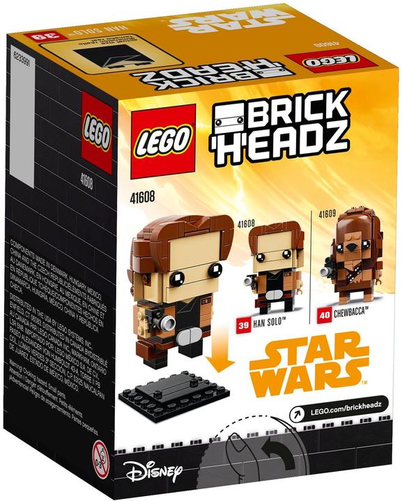 Immagine prodotto LEGO Han Solo (41608, LEGO Brickheadz)