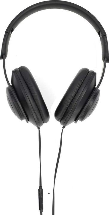 Immagine prodotto Nedis Cuffie Over-Ear con cavo | Lunghezza del cavo: 1,20 m | Controllo del volume | Nero (Cablato)