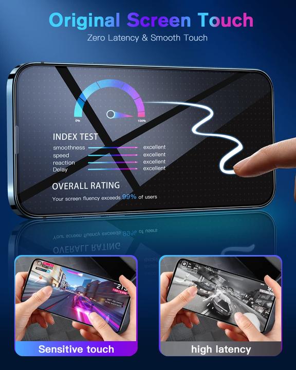 Actual product image PhoneLook Vitre de protection intégrale avec système de montage automatique anti-bulles et anti-poussière 3D (1 Piece, Apple iPhone 12 Pro Max)