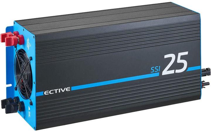 Immagine prodotto Ective Inverter 2500W da 12V a 230V Pure Sine SSI 25 con regolatore di carica MPPT