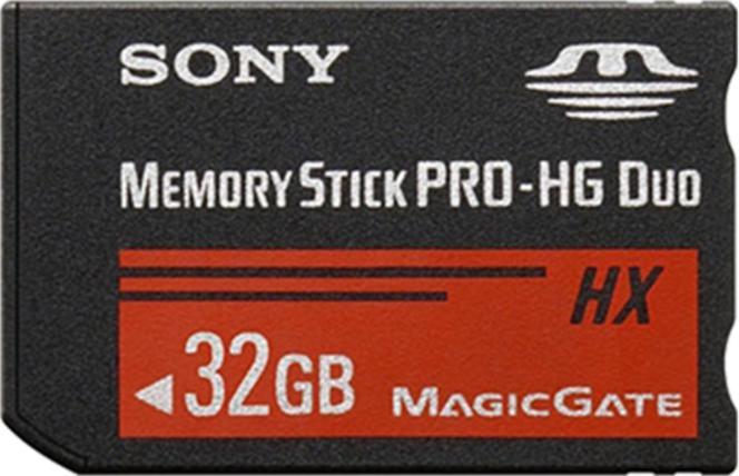 Produktbild Sony Memory Stick Pro-HG Duo HX (32 GB, Memory Stick Duo)