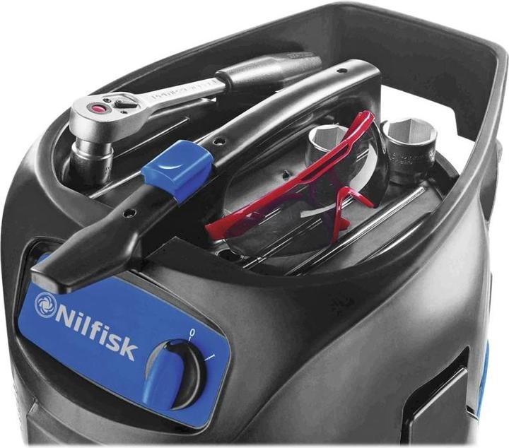 Actual product image Nilfisk ATTIX 30-21 PC DK - Våd-/tørsuger, incl. tilbehør. beholdervolumen 30L (Wet dry vacuum cleaner)