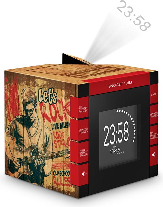 Image du produit Bigben Radio Réveil avec projecteur