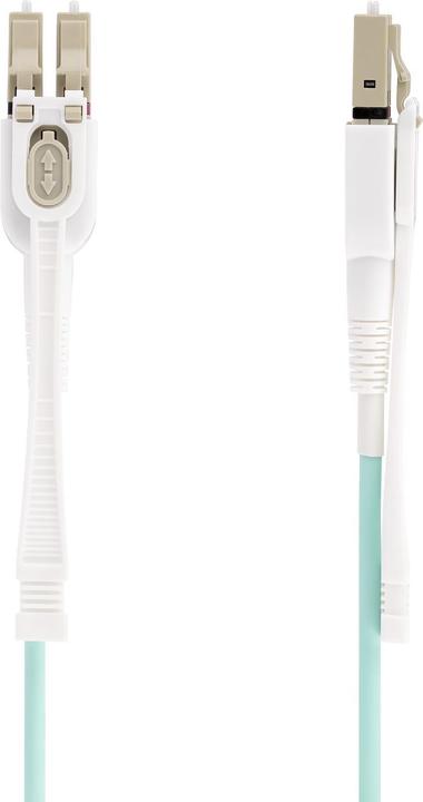 Immagine prodotto StarTech com 4m LC zu LC (UPC) OM4 Multimode Glasfaser Patchkabel mit Push-Pull Tabs, 50/125µm, 100G (CAT8.2, 4 m)