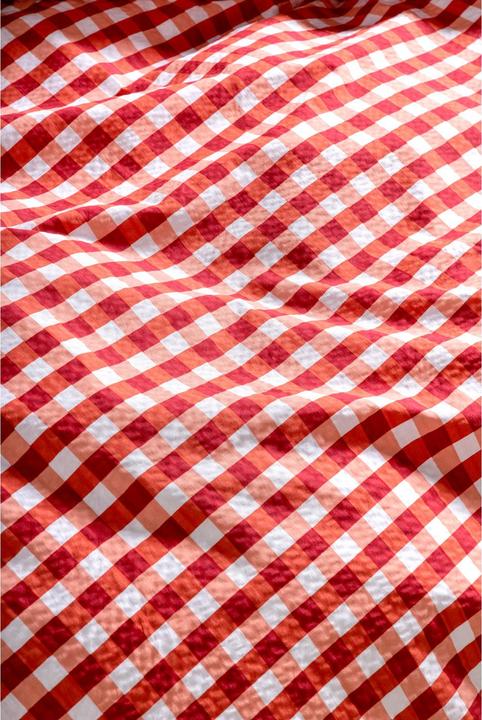 Night Fashion Karo rot/weiss