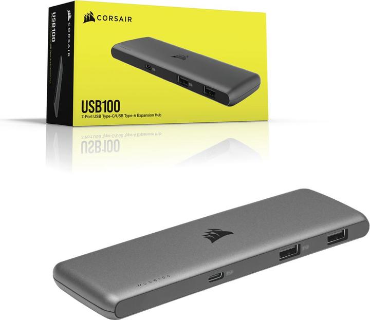 Produktbild Corsair USB 100 (USB-C, 7 Ports)