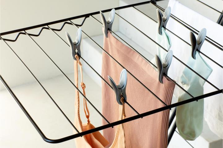 Actual product image Brabantia Clothespins Smart Black/Grey, 8 pieces