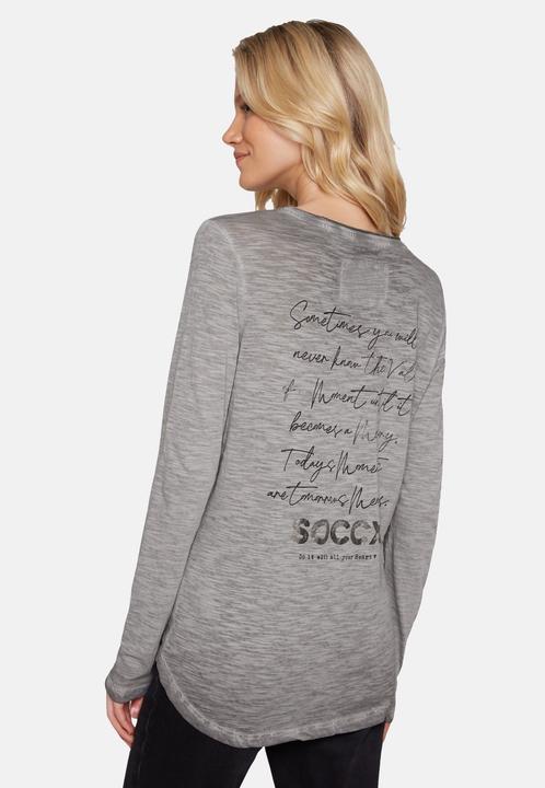 Produktbild Soccx Longsleeve MEMORY LANE Langarmshirt (XS)