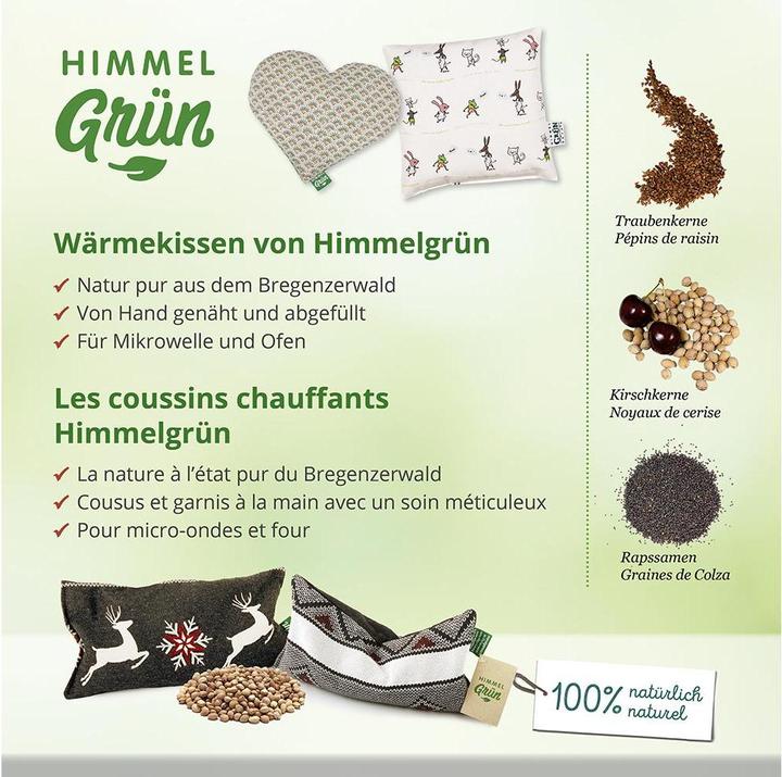 Produktbild Himmelgrün Rapskissen 20x20cm Hunde (20 x 20 cm)