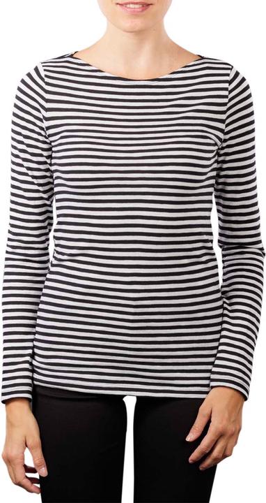 Actual product image Marc O'Polo long Sleeve T-Shirt Boat neck multi/black (L)