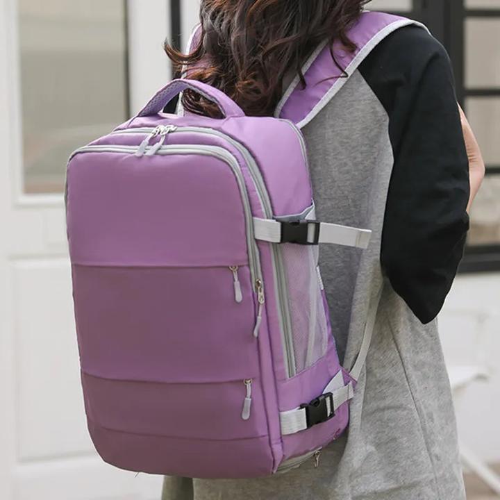 Actual product image Only-Bags.Store Travel Backpack Large Capacity Waterproof Anti-Theft Casual Daypack Bag with Luggage Strap &
