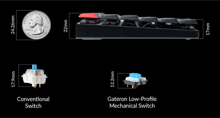 Image du produit Keychron K5 Pro (US, Filaire, Sans fil)
